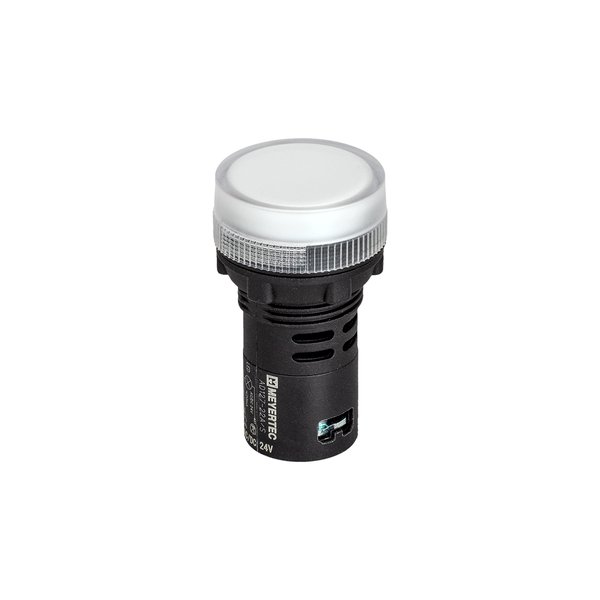Сигнальная LED лампа, белый, 24V AC/DC IP65