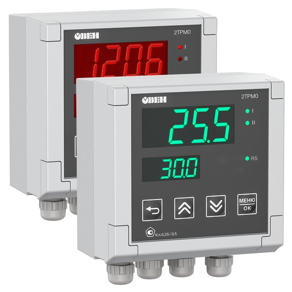 2ТРМ0-Щ2.У3.RS двухканальный измеритель с интерфейсом RS-485