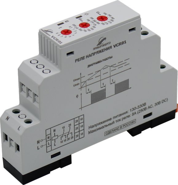 VCR01 Реле контроля напряжения ПриборЭнерго