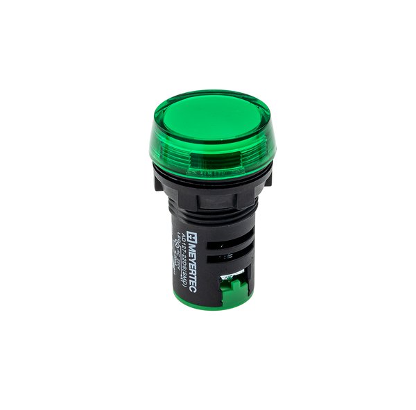 Сигнальная LED лампа, зеленый, 380V AC IP65