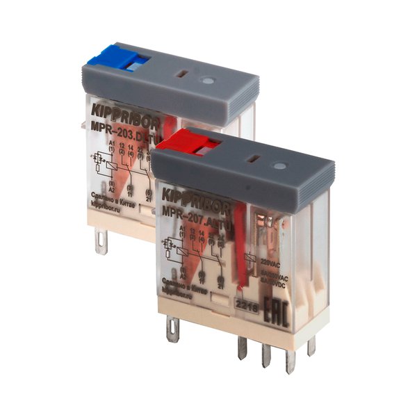 MPR-203.DLTU 2-конт. реле, 24VDC, ток 8А