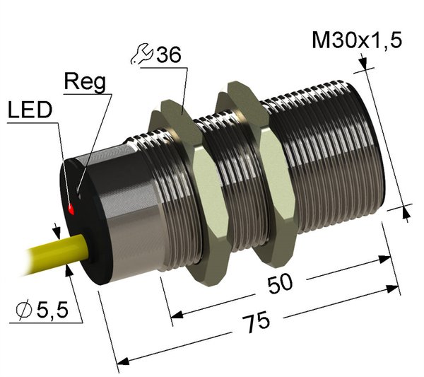 PS2R-30M75-10B51-K Частотный датчик Мега-К