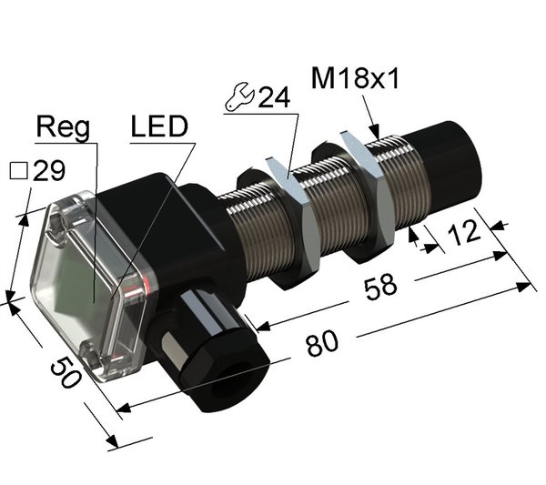 PS2R-18M80-8N31-B Частотный датчик Мега-К