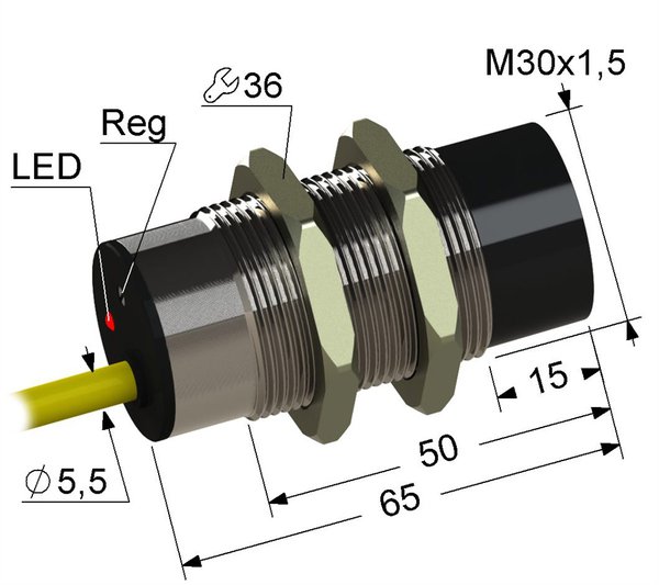 PS2R1T-30M65-15N21-K Частотный датчик Мега-К