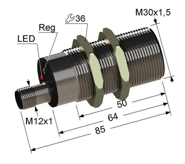 PS1-30M85-10B21-C4 Емкостный датчик Мега-К