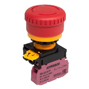 SB-22.ESF.01.R00 Кнопка аварийного останова без подсветки Кипприбор