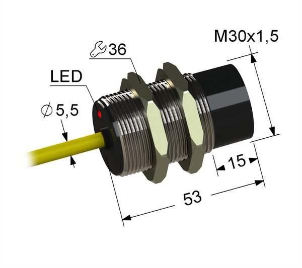 PS2-30M53-25N41-K Индуктивный датчик Мега-К