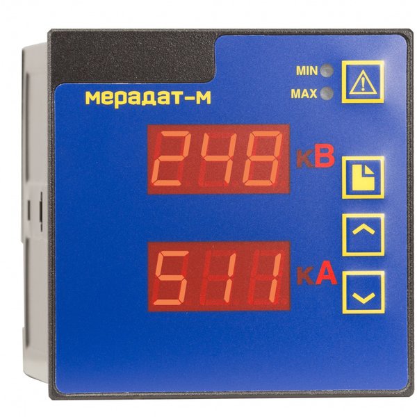 Мерадат-М1ВА1//AV(0/400)//AC(0/10)//2Р//485//4М регистратор силы тока и напряжения