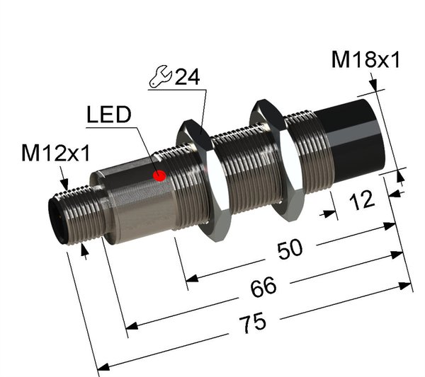 PS2D-18M75-8N91-C4 Индуктивный датчик Мега-К
