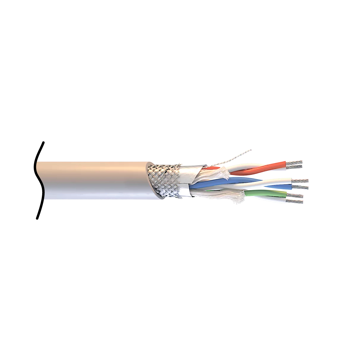 СЕГМЕНТКИ-485-ЭВНГ(А)-LS 2X2X0,6 300 В кабель для промышленного интерфейса