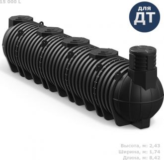 Полиэтиленовая емкость Polimer Group DL DT 15000