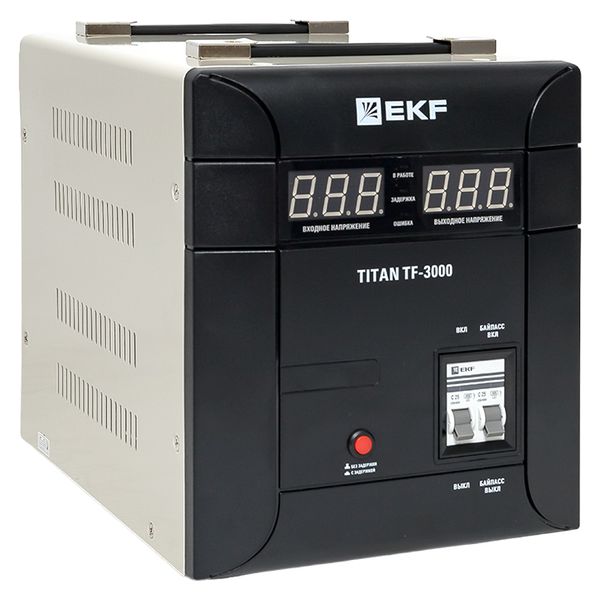 Стабилизатор напряжения симисторный напольного исполения TITAN -ТF-3000 EKF