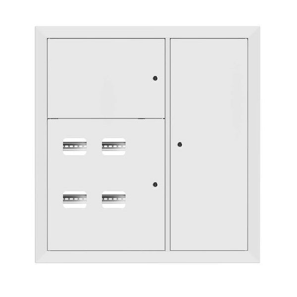 Щит этажный 4 кв. RAL9003 (1000х950х150) EKF Basic