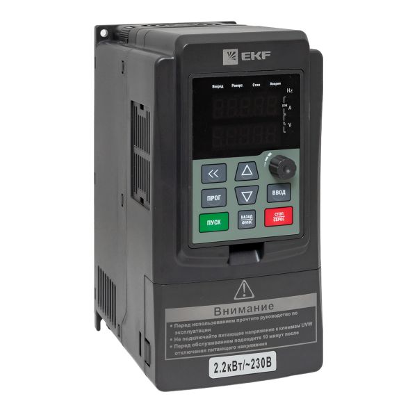 Преобразователь частоты 2,2/4кВт 1х230В VECTOR-100 EKF PROxima