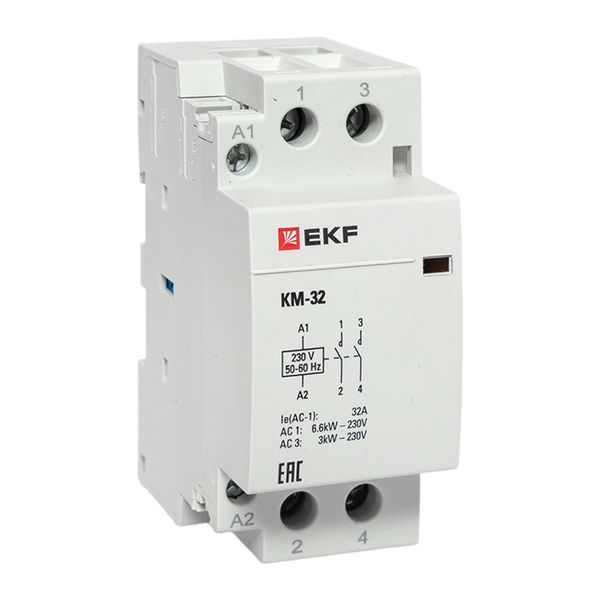 Контактор модульный КМ 32А 2NО (2 мод.) EKF PROxima
