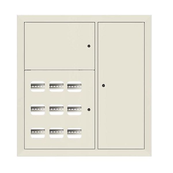 Щит этажный 9 кв. RAL9002 3 окна в ряд по гориз. (1000х950х150) EKF PROxima