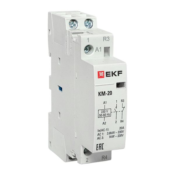 Контактор модульный КМ 20А NО+NC (1 мод.) EKF PROxima