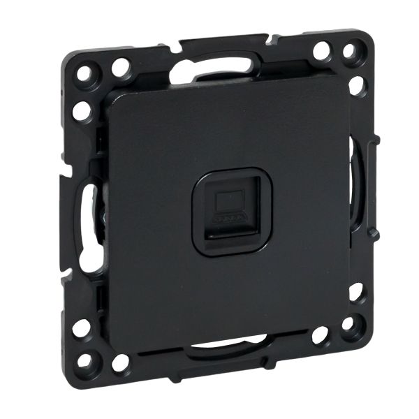 Стокгольм Механизм Розетки RJ-45 1-местной черный EKF PROxima