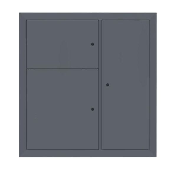 Щит этажный до 8 кв. без окон RAL7024 (1000х950х150) EKF PROxima
