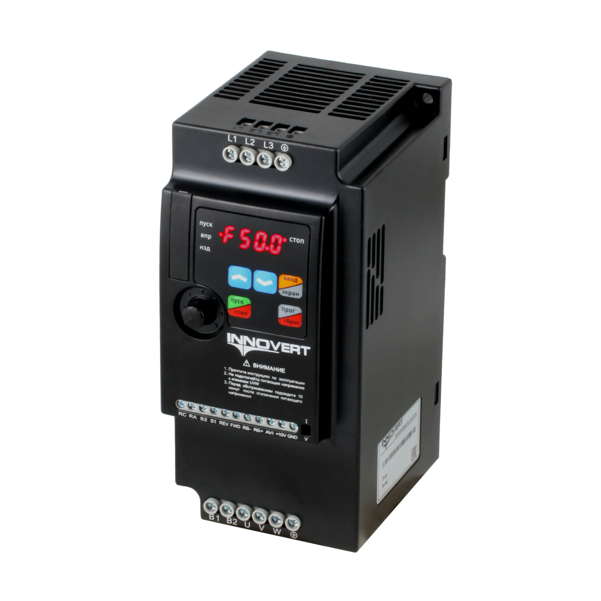 Преобразователь частоты INNOVERT ISD mini plus ISD402M43E, (4,0 кВтx380 В) выходной ток 8.6 А